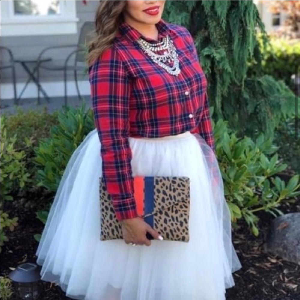 Stella & Dot | Bellamy Graphic Tan+Orange+Black Animal Print Clutch - Picture 6 of 16